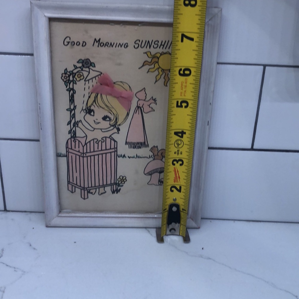 Adorable vintage print “Good Morning Sunshine “ - Picture 5 of 5